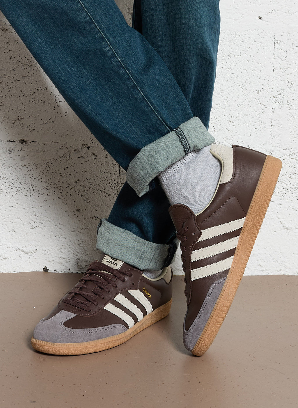 ADIDAS SAMBA MARRONES