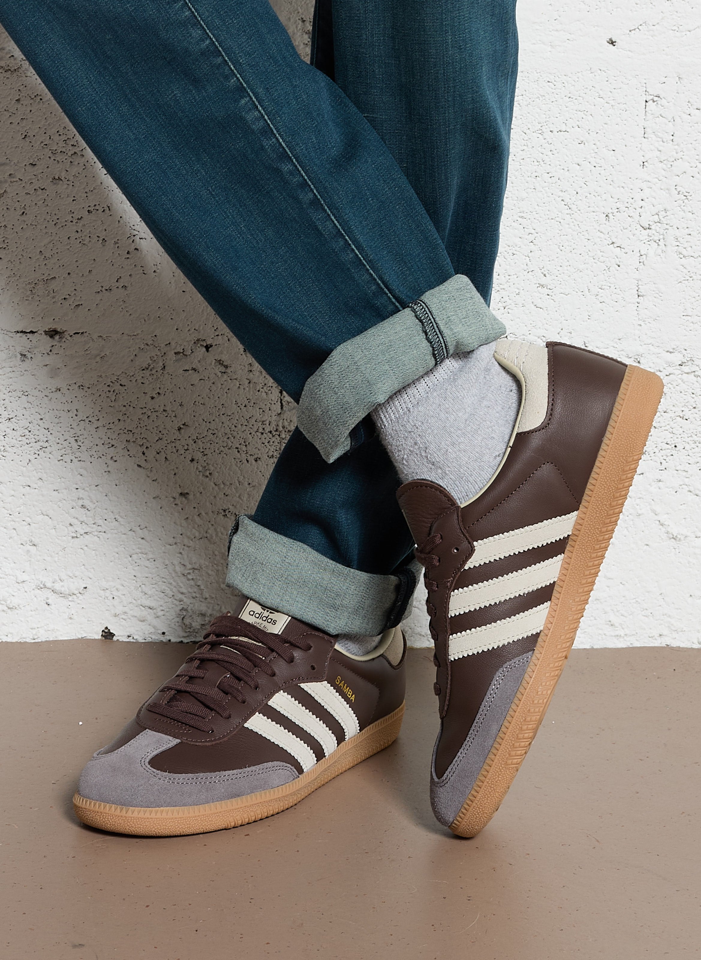 ADIDAS SAMBA MARRONES