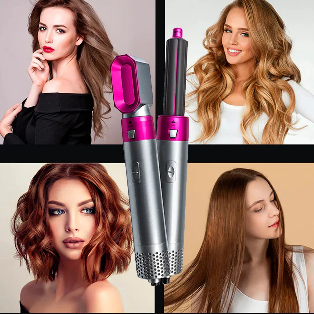 Kit profesional de estilizado de cabello 6 en 1