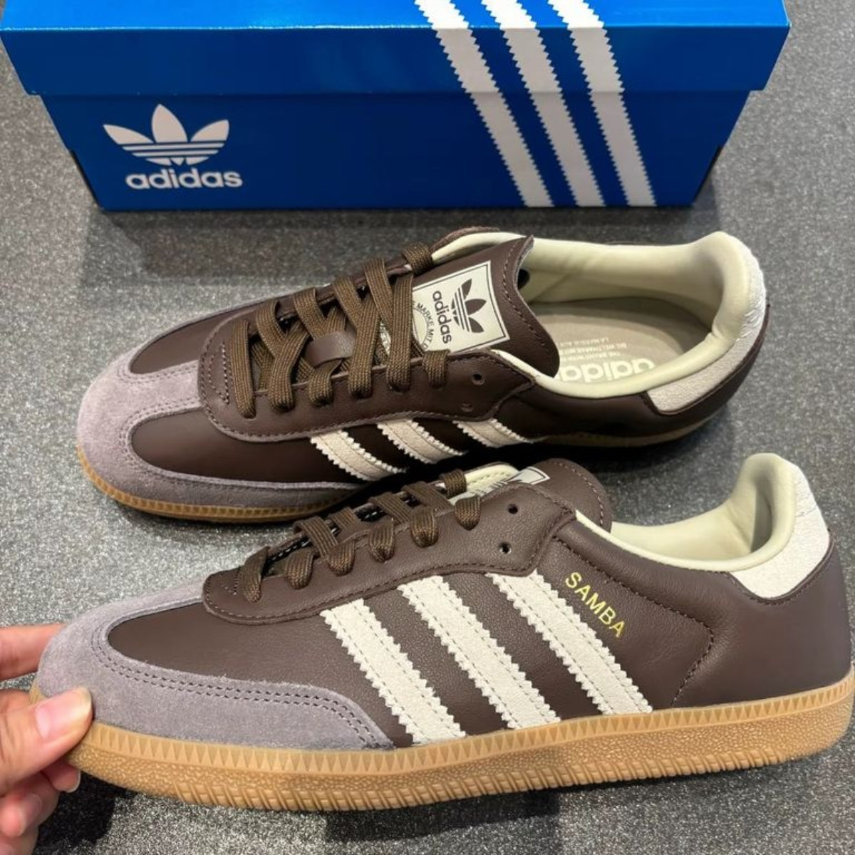 ADIDAS SAMBA MARRONES