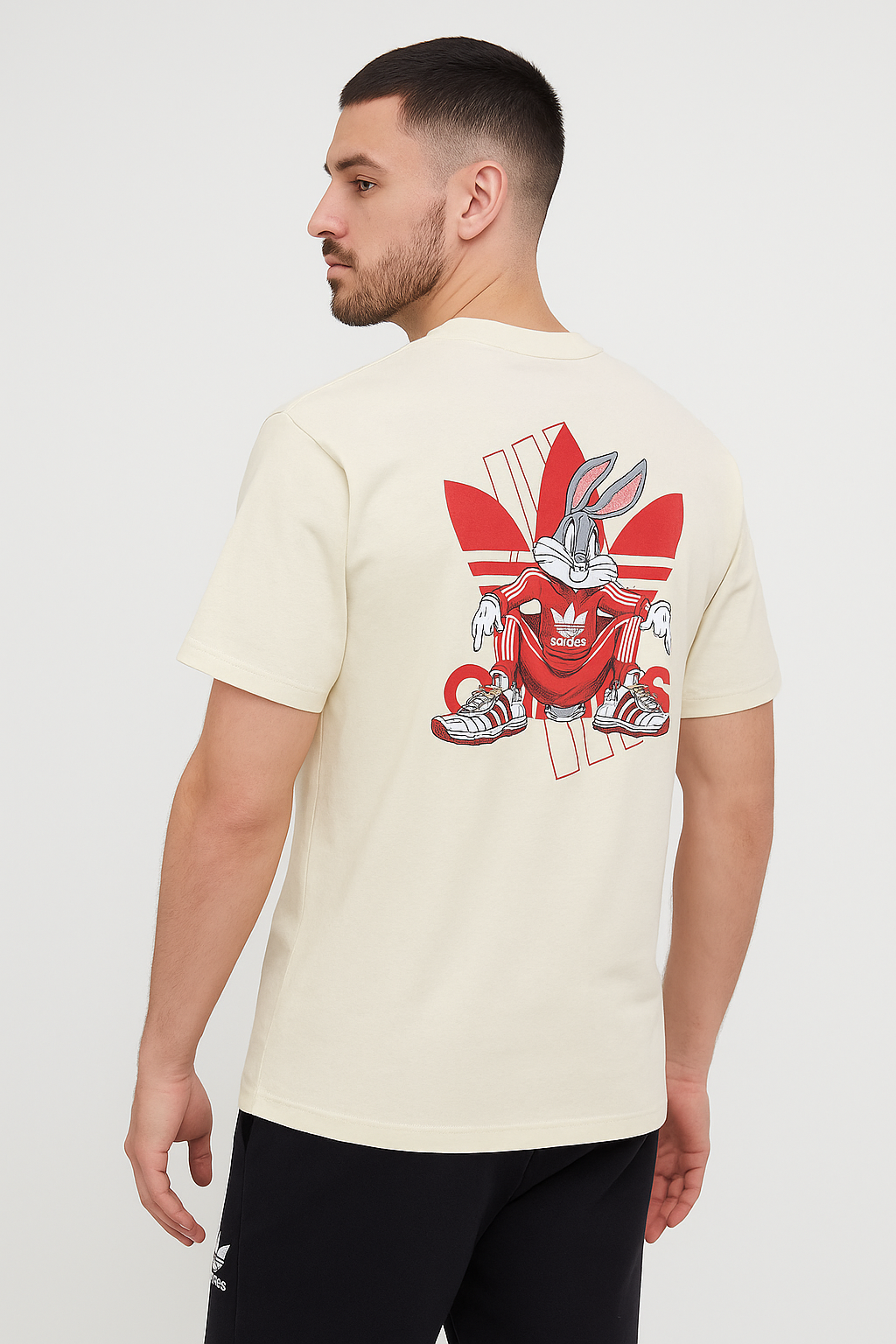 REMERA ADIDAS OVER SIZED BUGS BUUNY