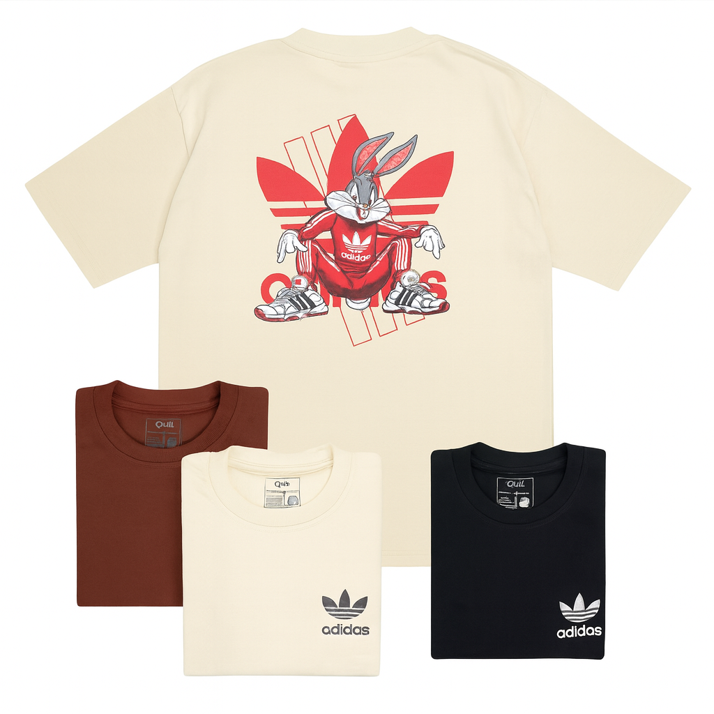 REMERA ADIDAS OVER SIZED BUGS BUUNY